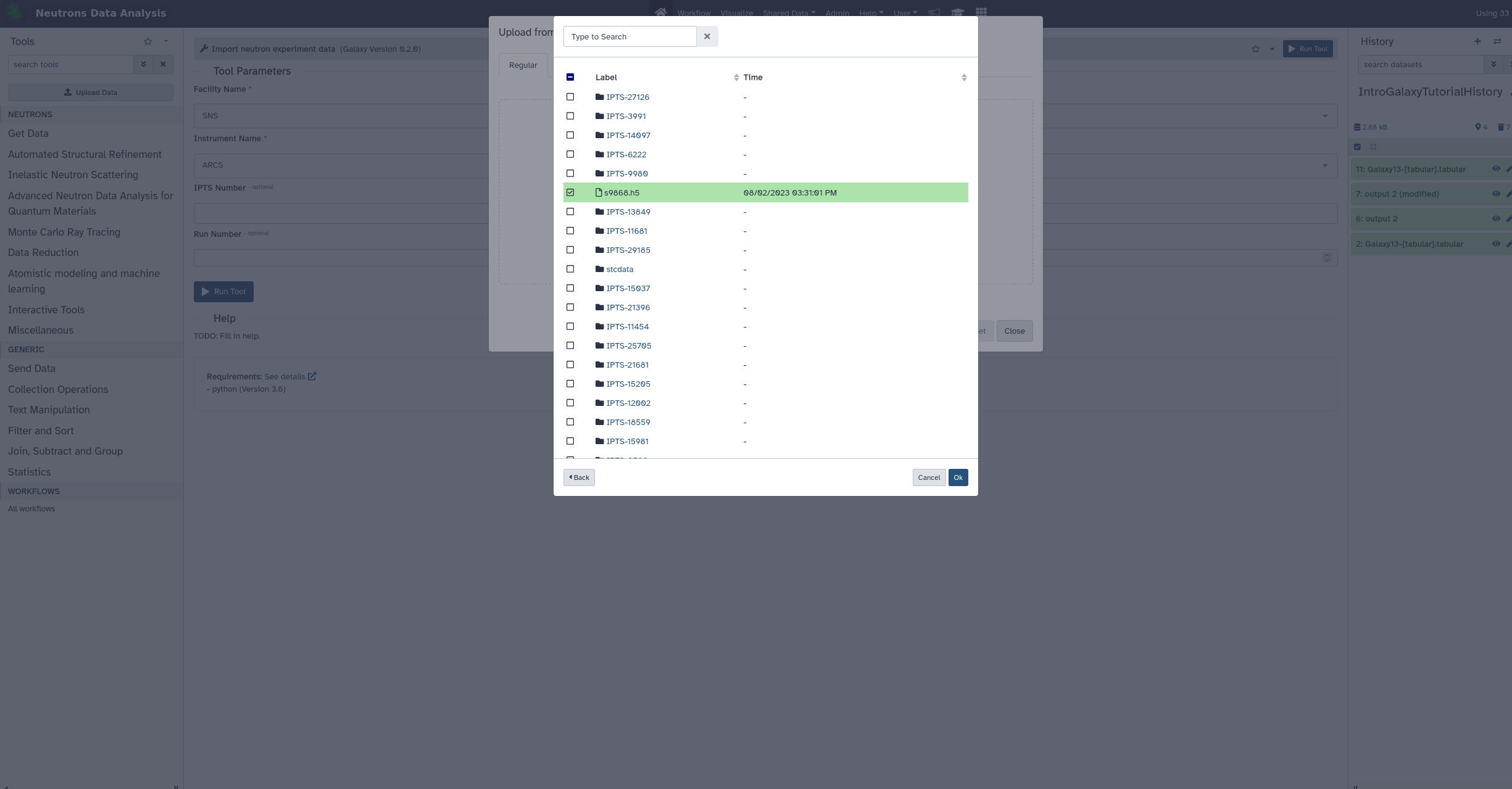 file browser